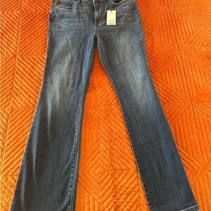 NWT Judy Blue Mid Rise Thermal Bootcut Jeans